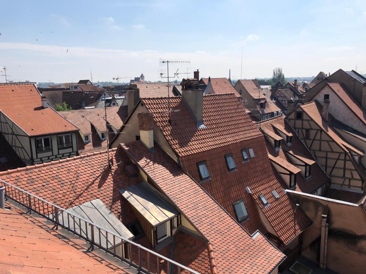 Ferienwohnung La Cle Des Toits Colmar Exterior foto